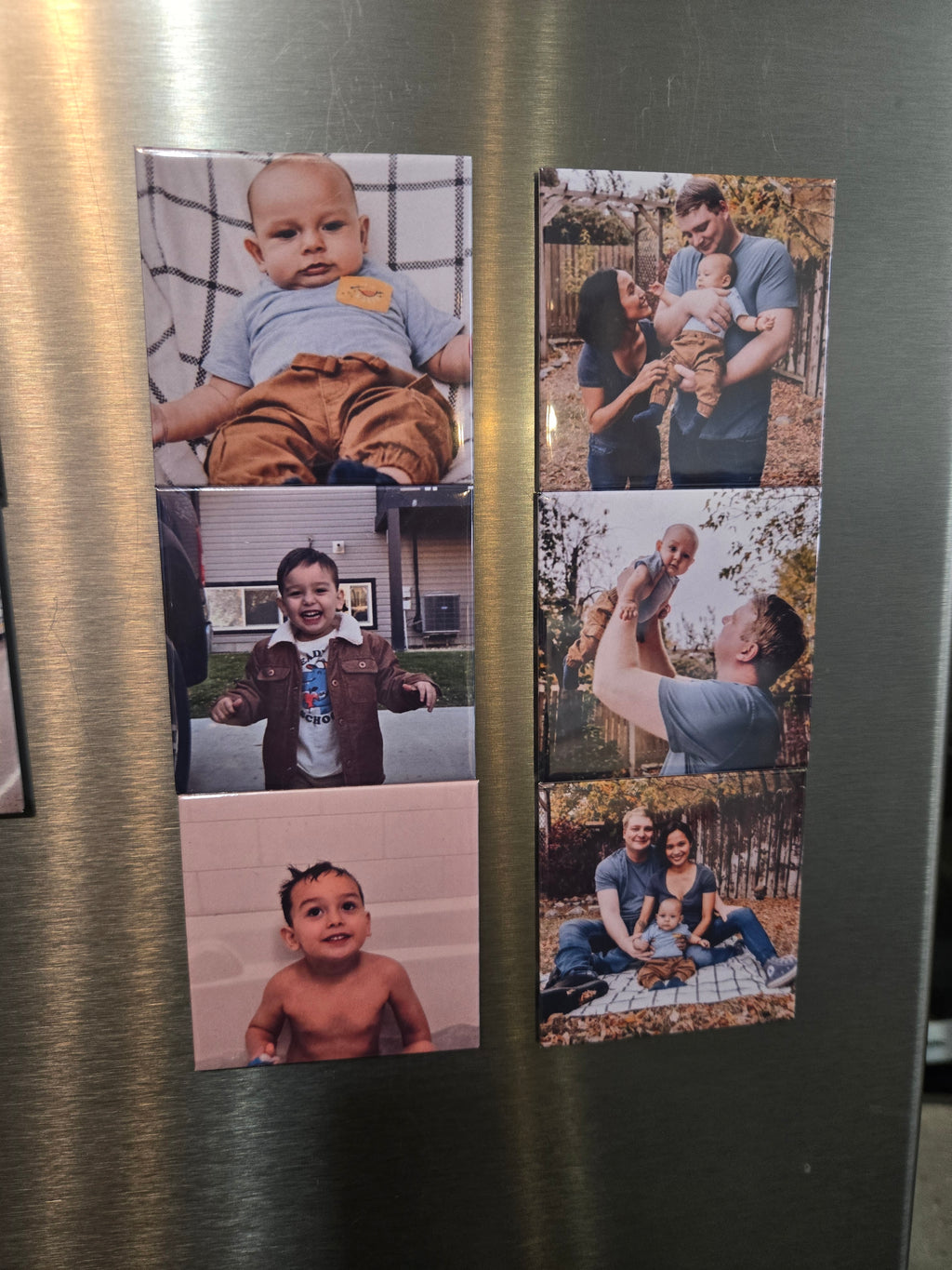 Photo Magnets – Set of 6 (2.5 × 2.5 inches)